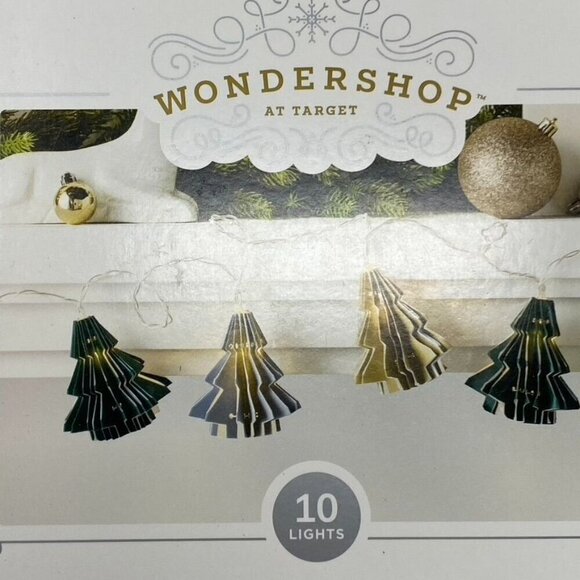 Target 8' Christmas Pine Tree 10 LED Battery Operated String Light Wondershop™ - Picture 6 of 7
